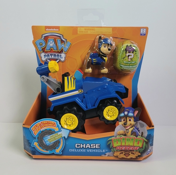 Paw Patrol Chase Dino Rescue Deluxe Vehicle Playset - Picture 2 of 7